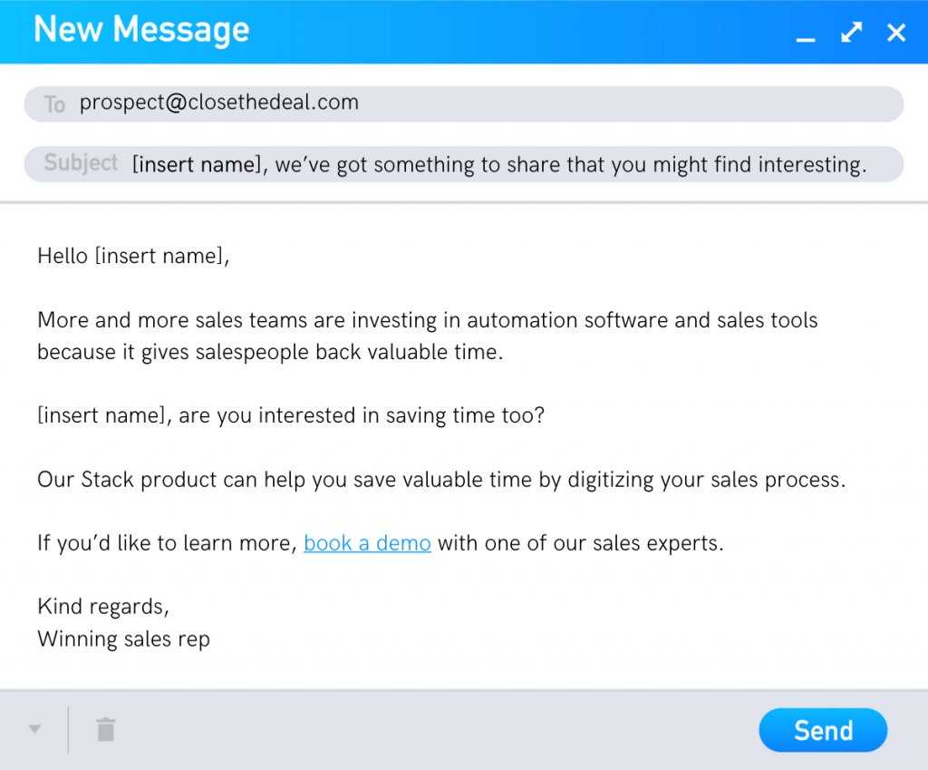 b2b email marketing best practice template